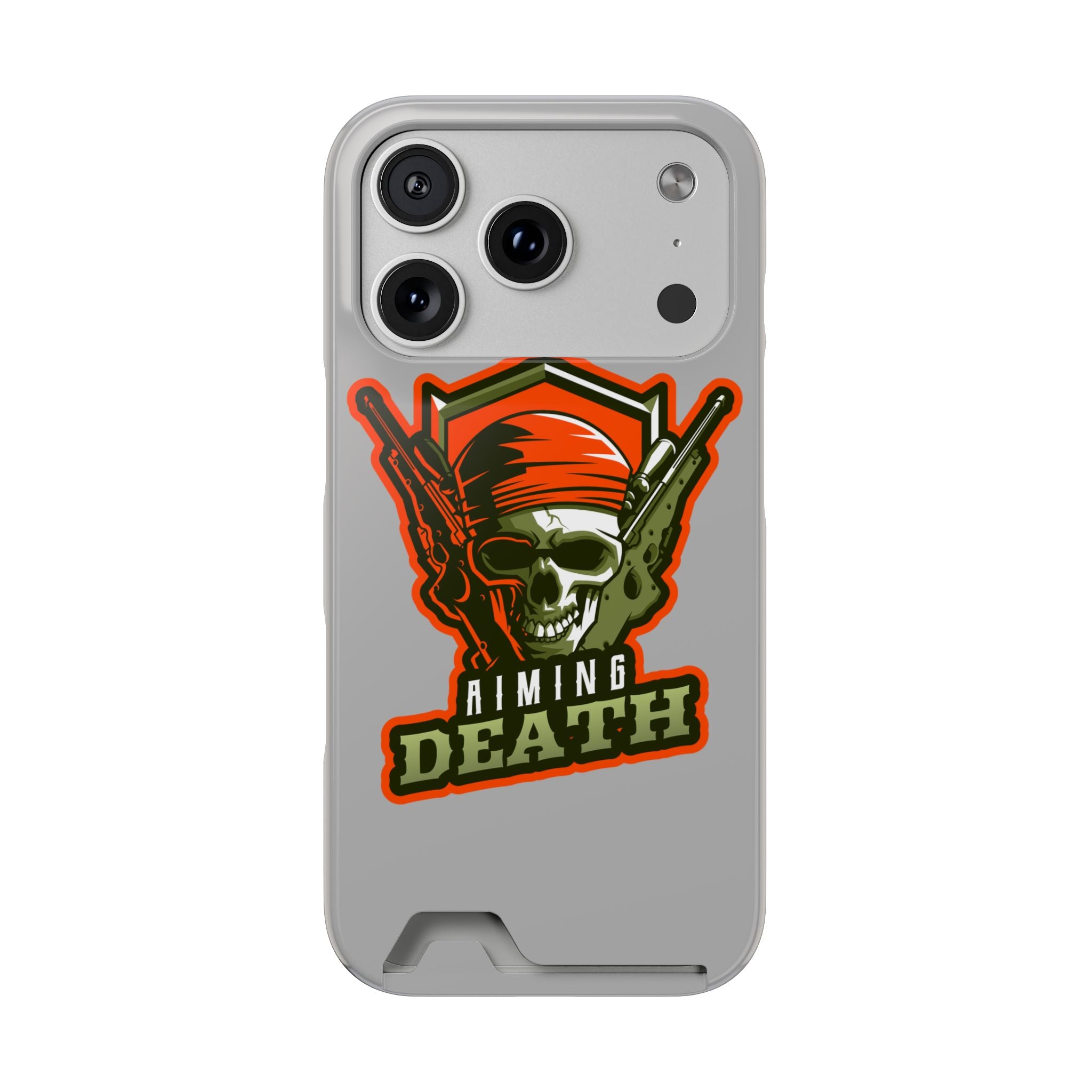 Skull with Bandana and Guns Phone Case