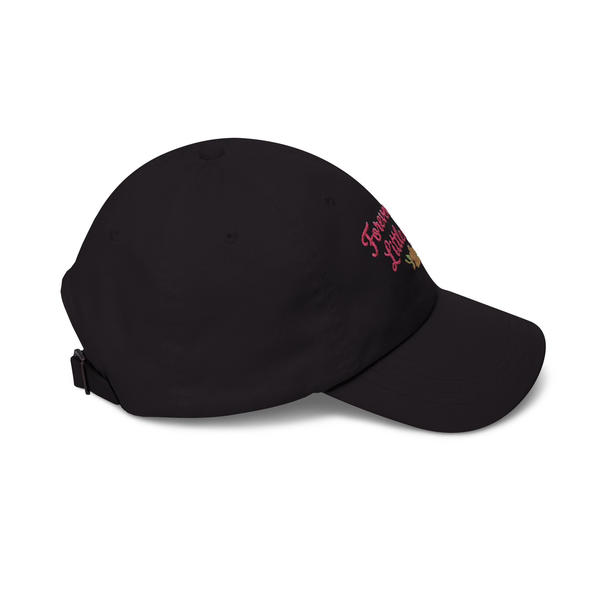 Dad Cap — "Forever Your Little Girl" Embroidered Floral Hat