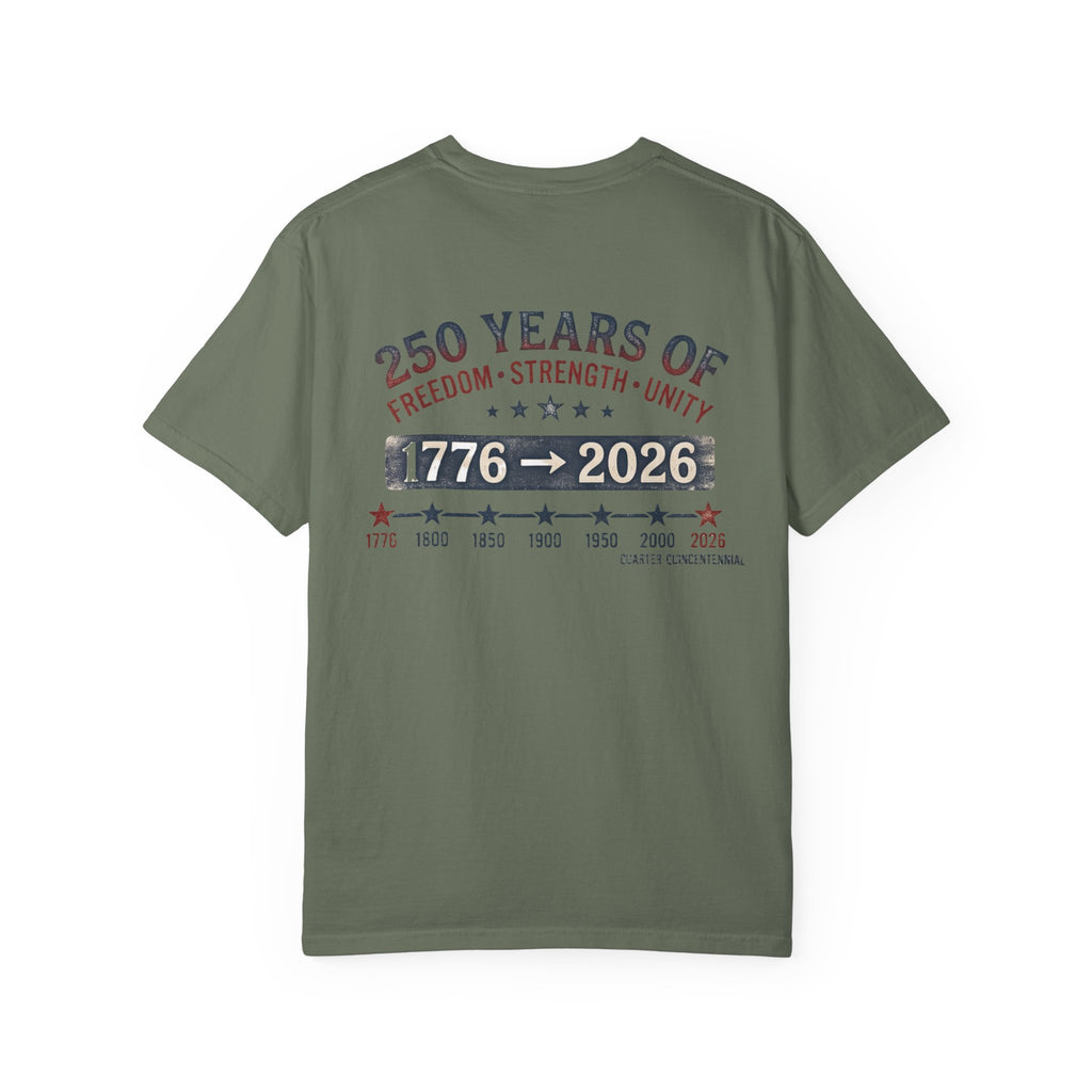 America 250th Anniversary T-Shirt — "Happy 250th Birthday America" Patriotic Tee (1776–2026)