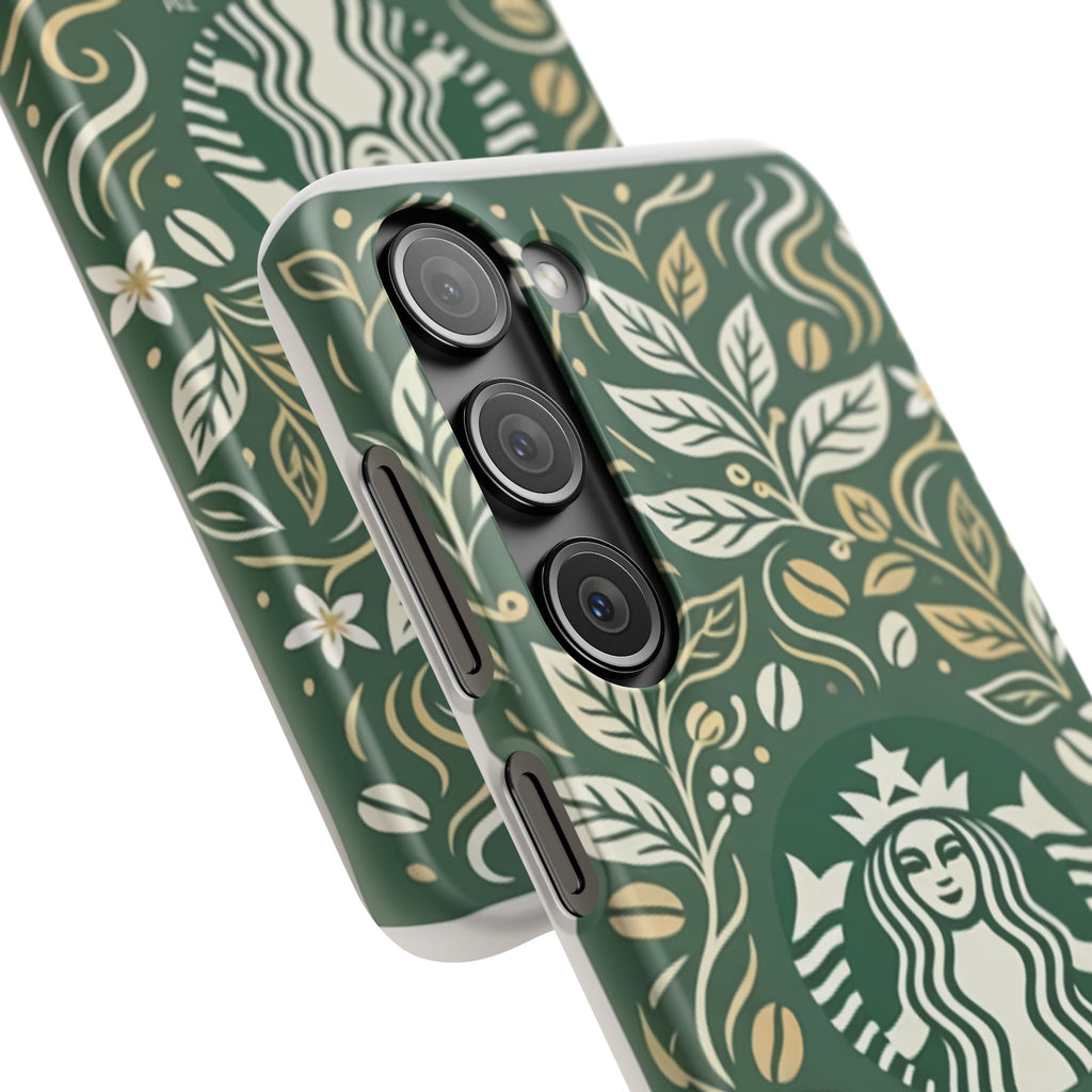 Starbucks Logo Phone Case | Green Coffee Shop iPhone Case