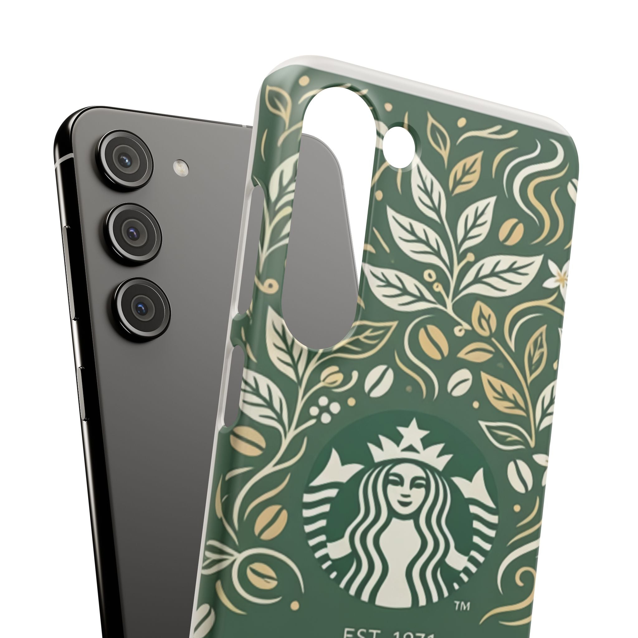 Starbucks Logo Phone Case | Green Coffee Shop iPhone Case