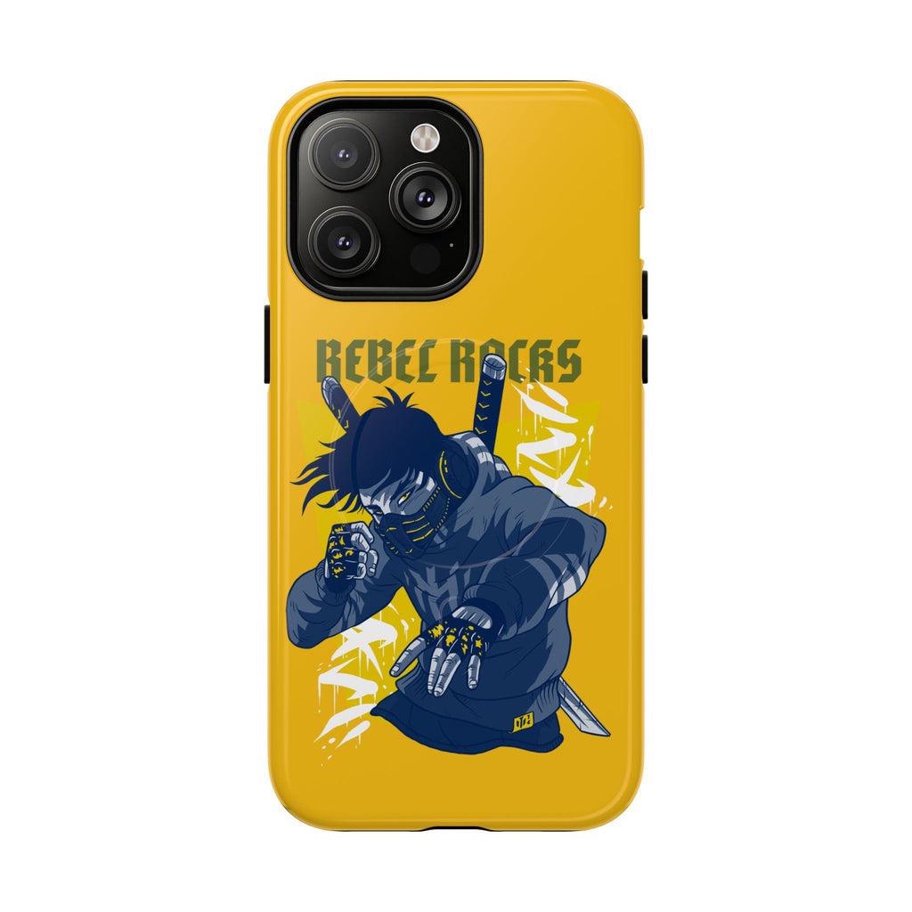Rebel Ninja Illustration Phone Case | Tough Magnetic Case