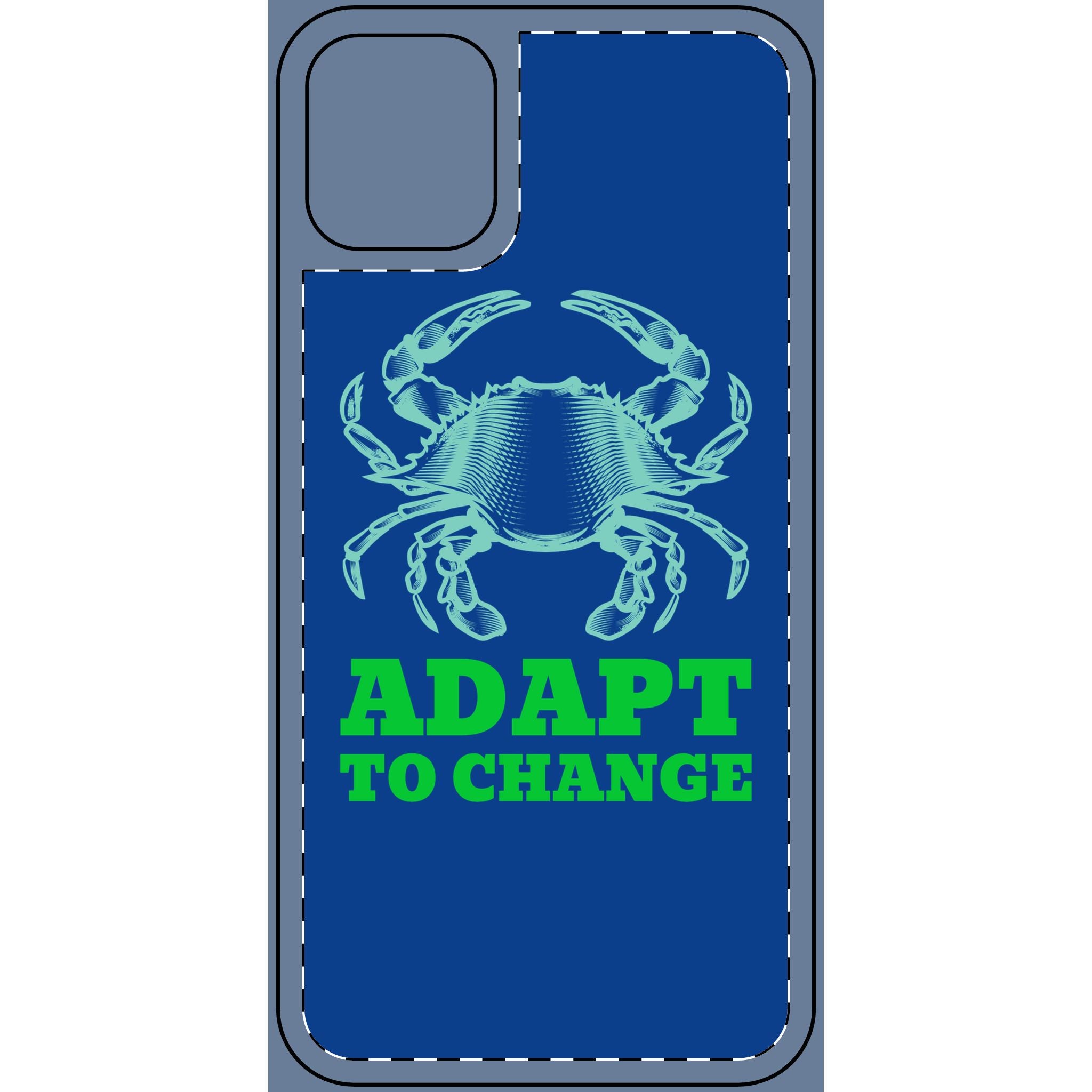 Crab illustration Adapt to Change Phone Cover