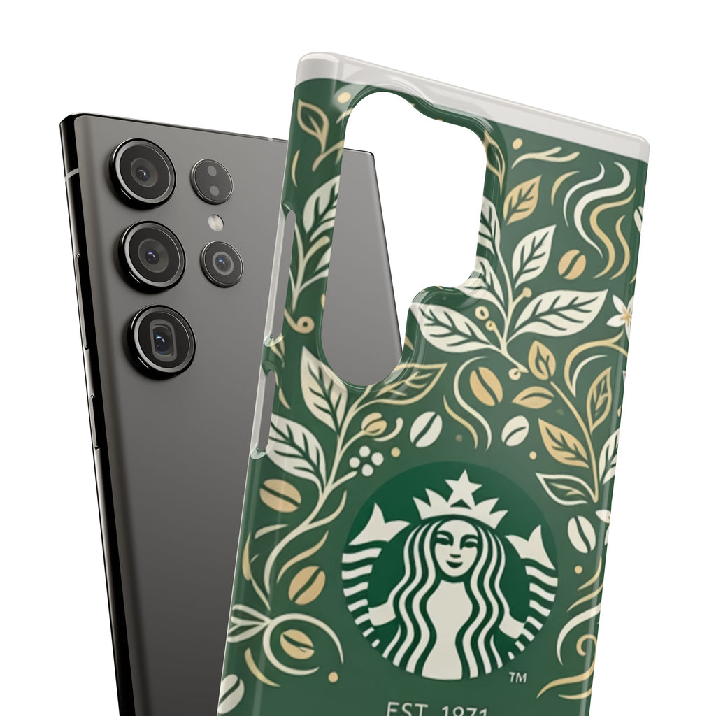Starbucks Logo Phone Case | Green Coffee Shop iPhone Case