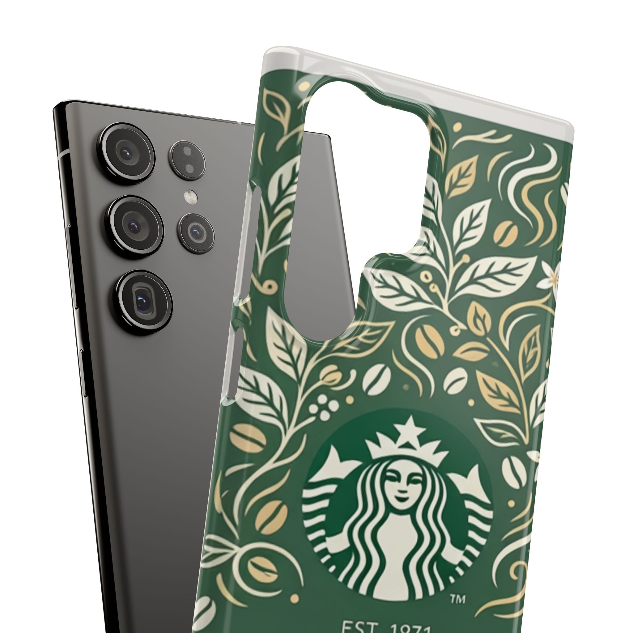 Starbucks Logo Phone Case | Green Coffee Shop iPhone Case