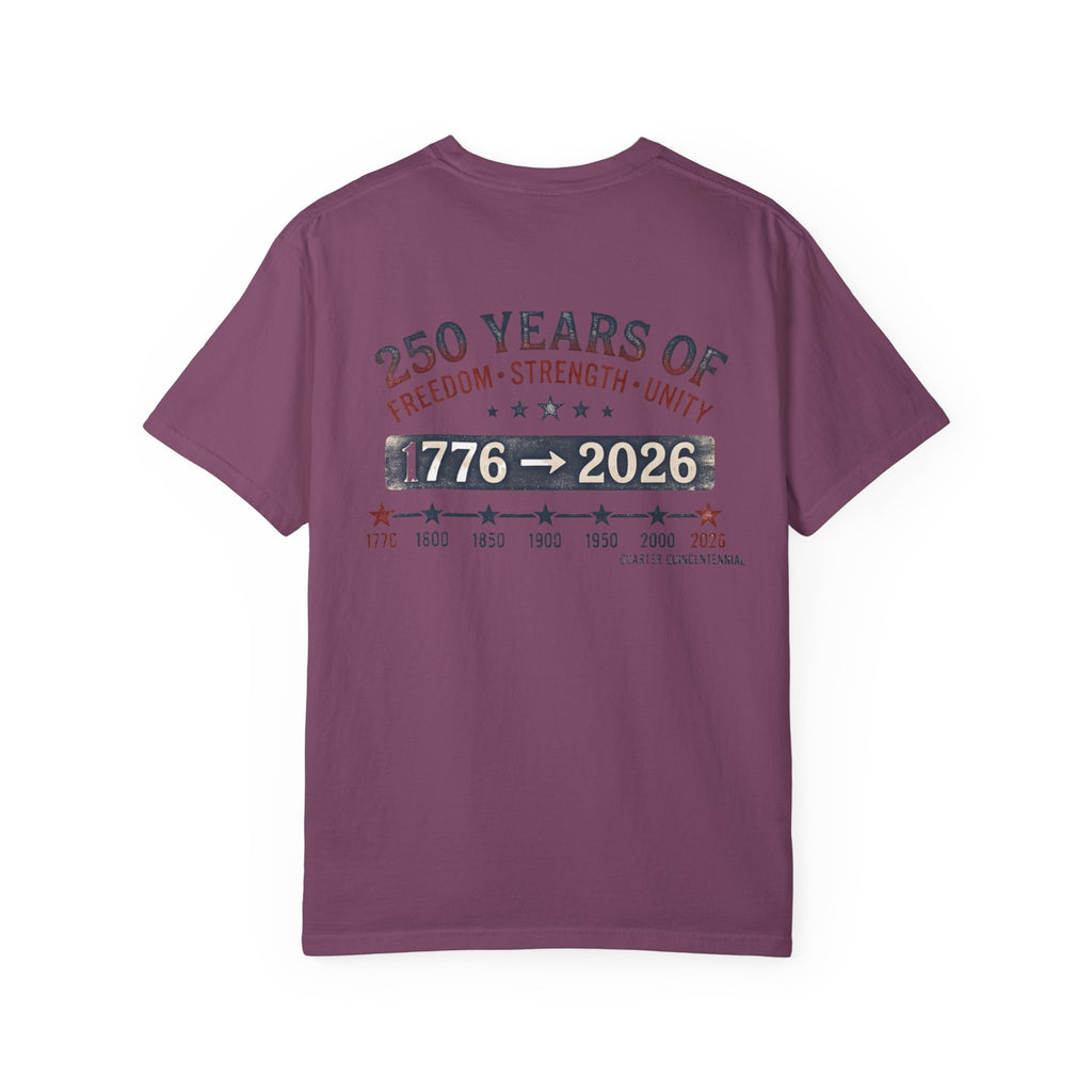 America 250th Anniversary T-Shirt — "Happy 250th Birthday America" Patriotic Tee (1776–2026)