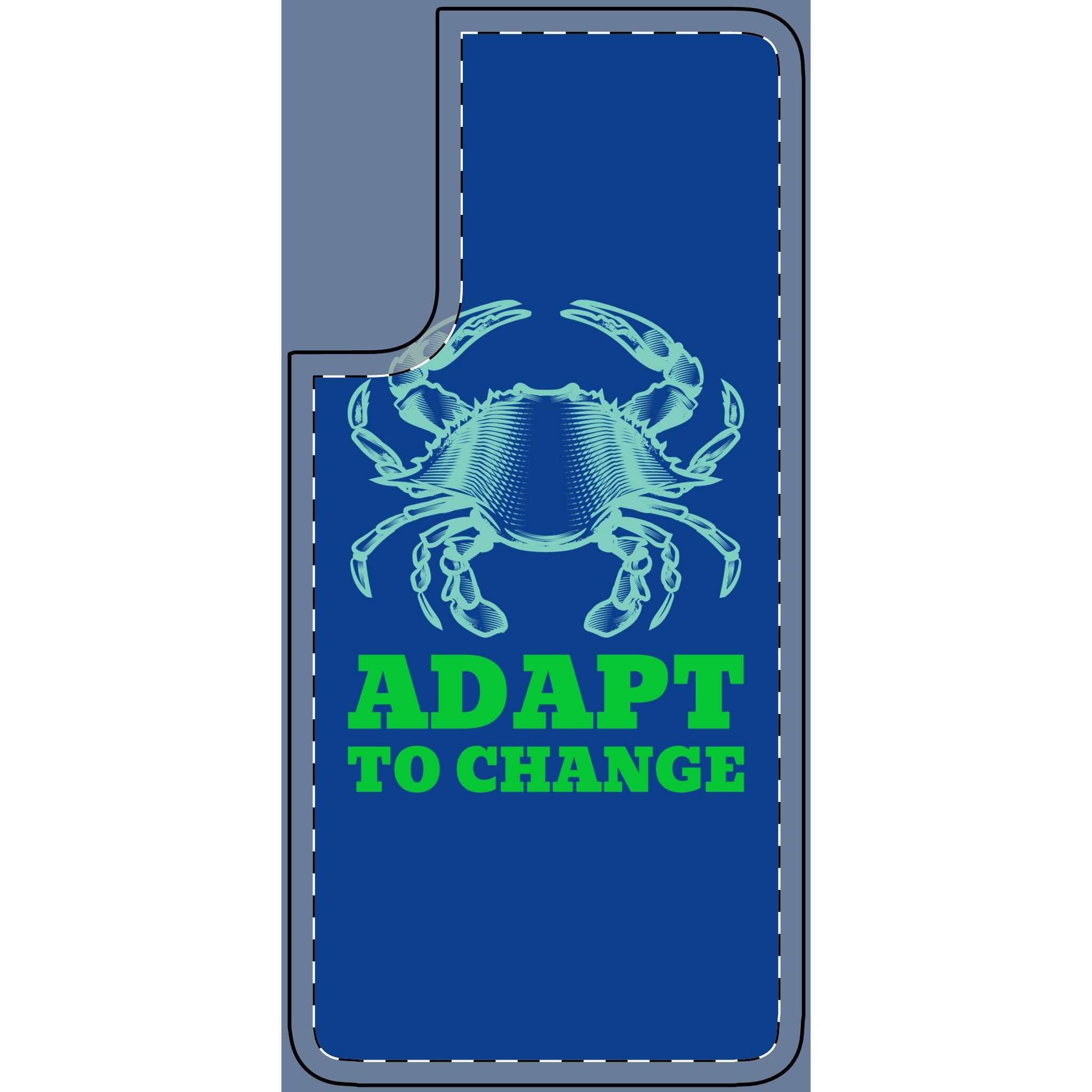 Crab illustration Adapt to Change Phone Cover