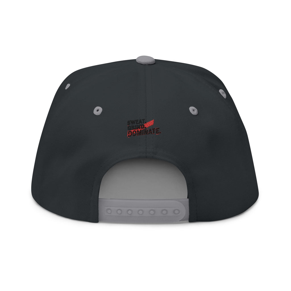 Embroidered Flat Bill Cap — Bold Eagle Logo