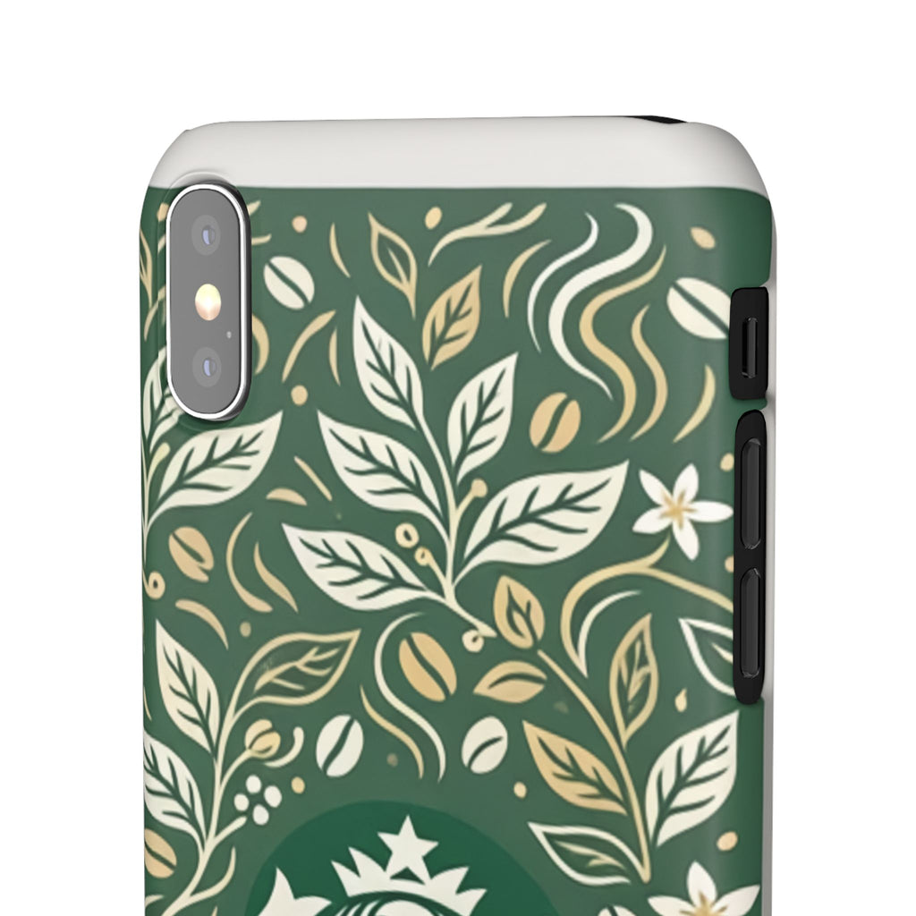 Starbucks Logo Phone Case | Green Coffee Shop iPhone Case