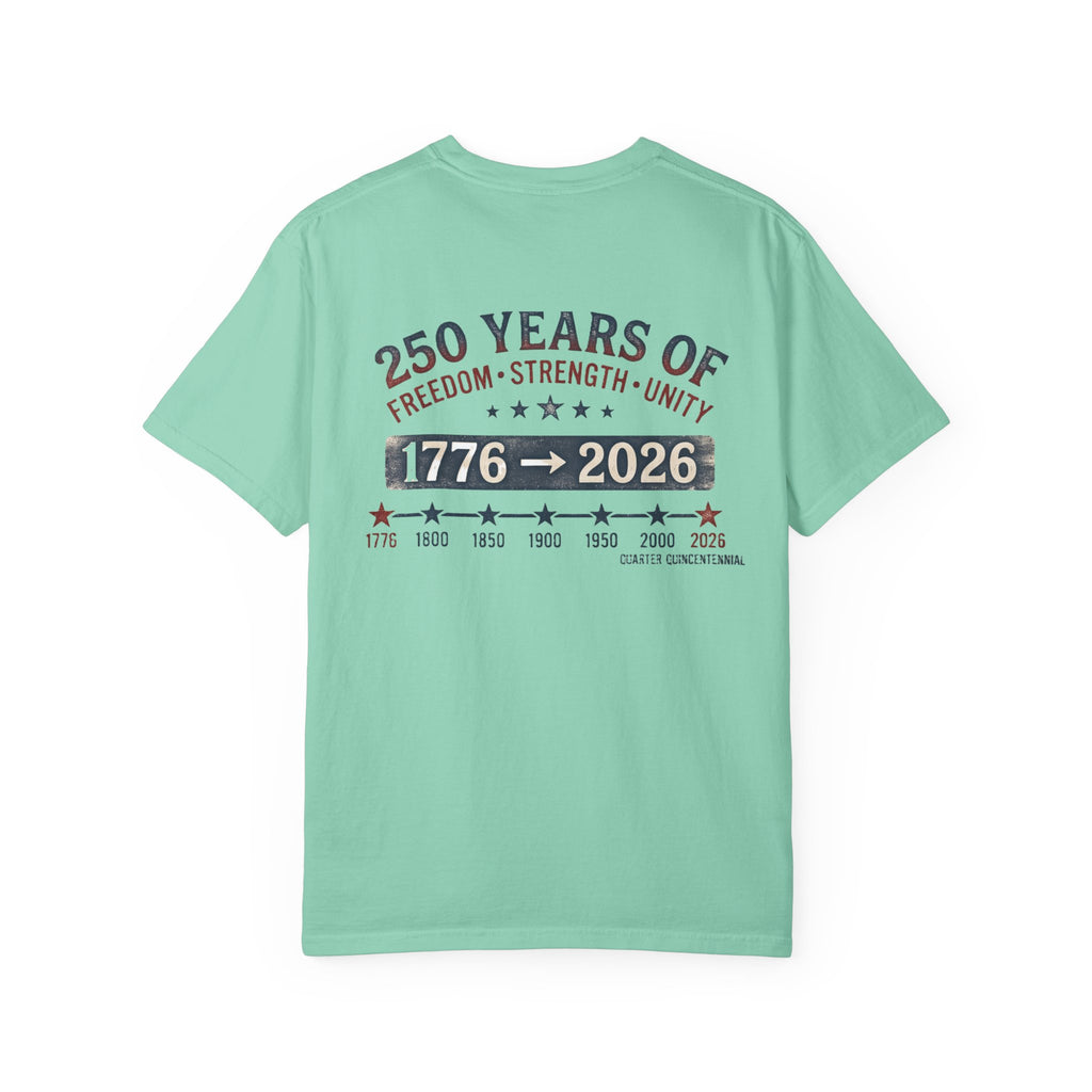 America 250th Anniversary T-Shirt — "Happy 250th Birthday America" Patriotic Tee (1776–2026)