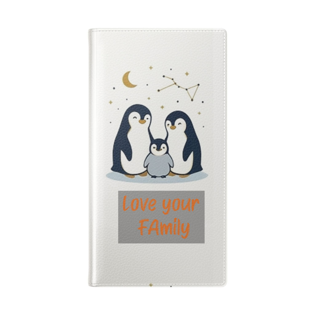 Penguin Family Love Phone flip case