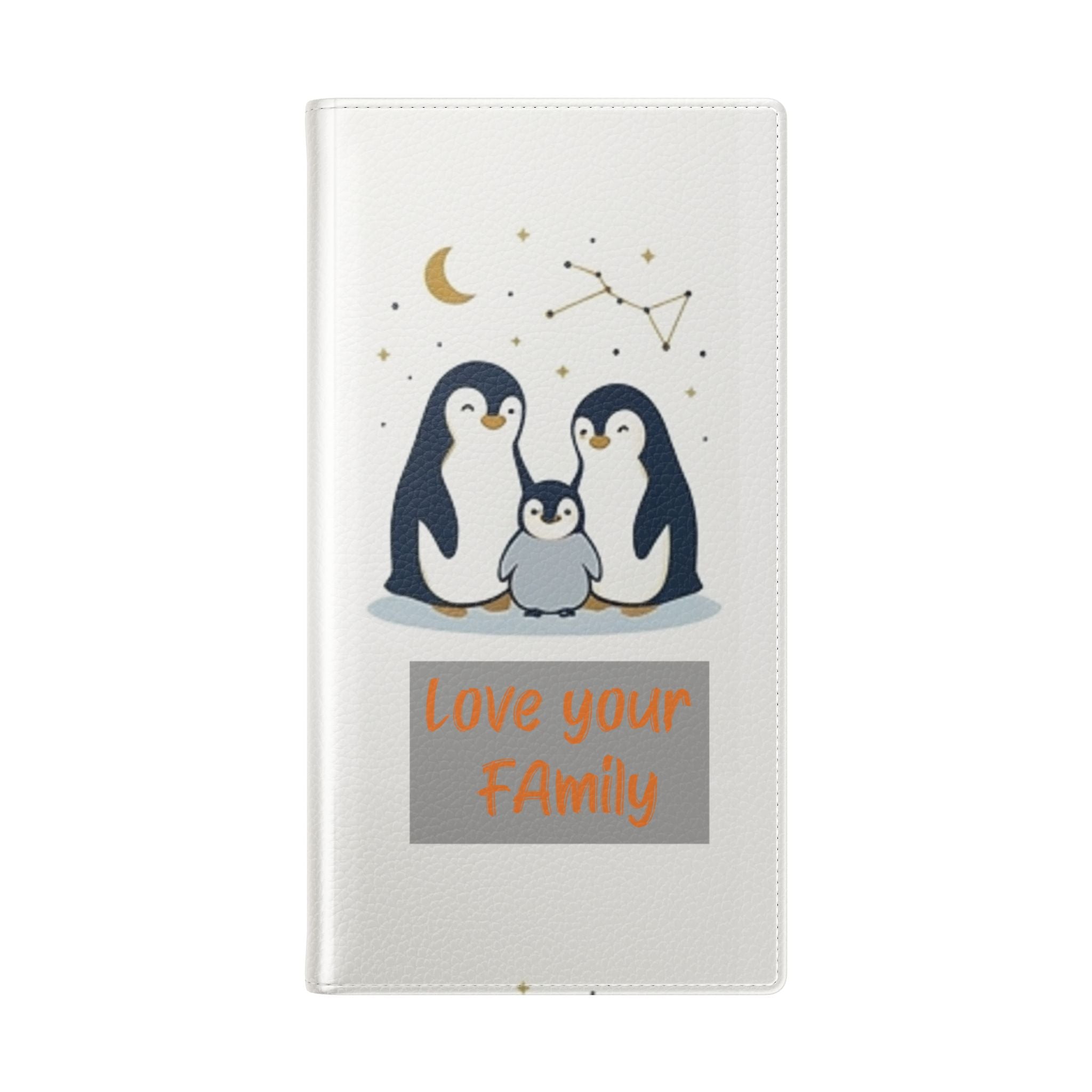 Penguin Family Love Phone flip case