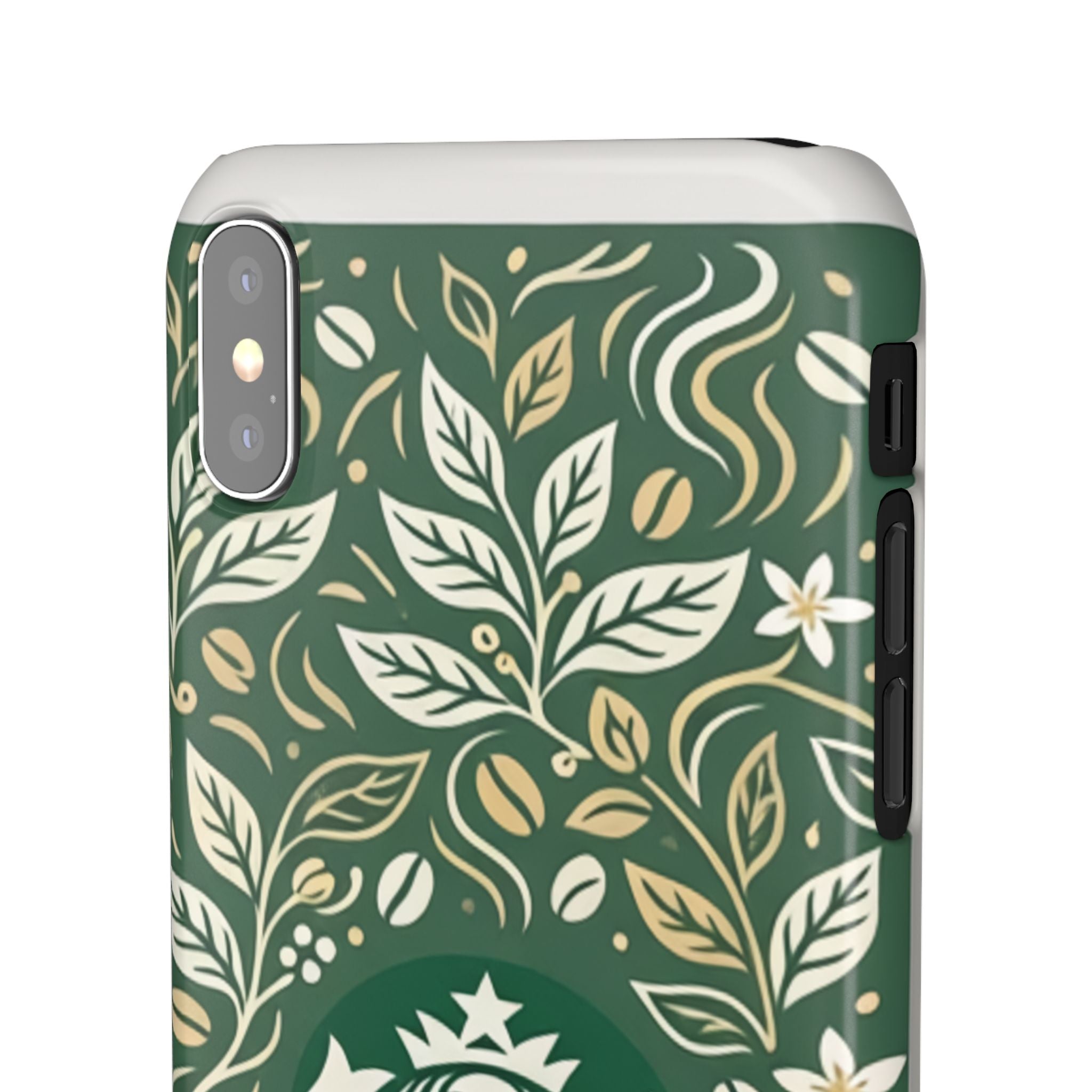 Starbucks Logo Phone Case | Green Coffee Shop iPhone Case