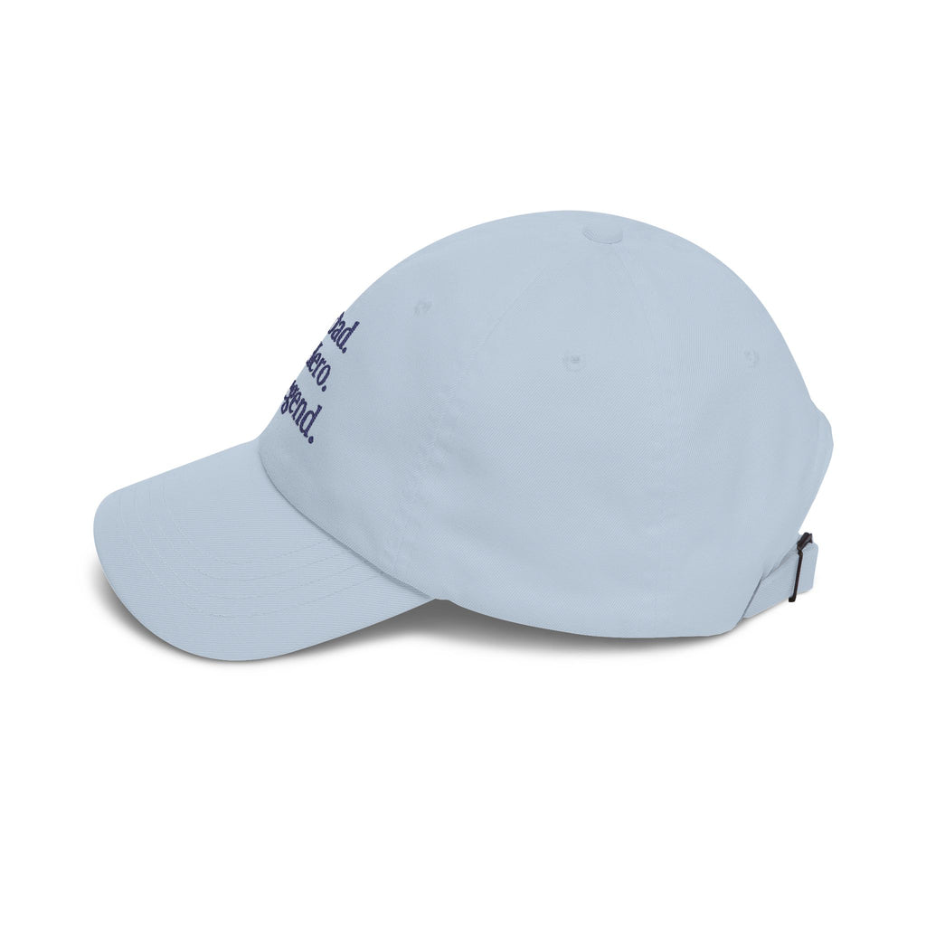 Dad Cap "A Dad. A Hero. A Legend." — Classic Father's Day Embroidered Hat