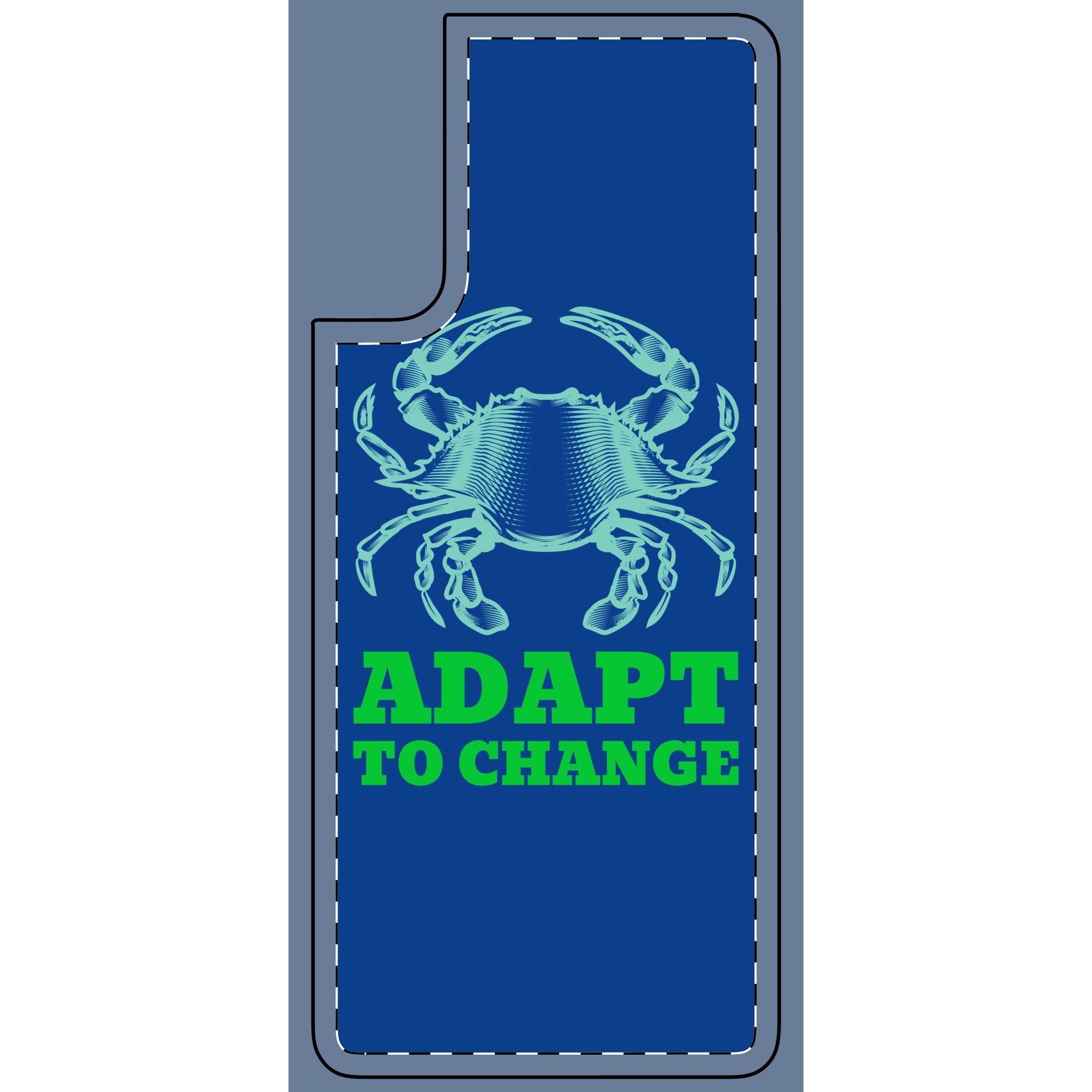 Crab illustration Adapt to Change Phone Cover