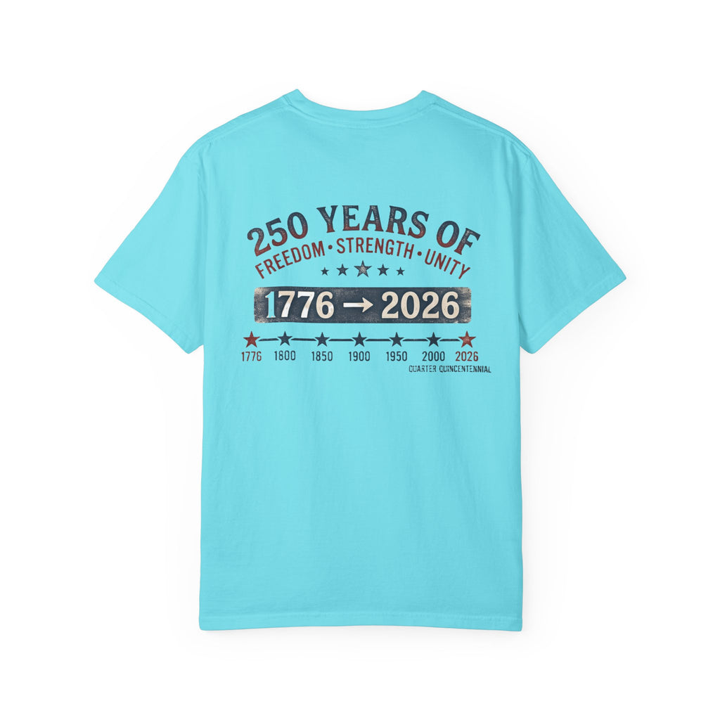 America 250th Anniversary T-Shirt — "Happy 250th Birthday America" Patriotic Tee (1776–2026)