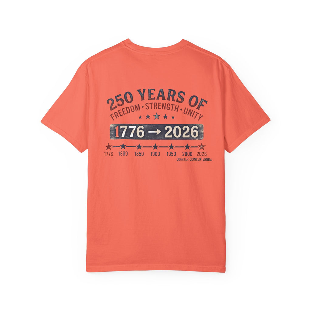 America 250th Anniversary T-Shirt — "Happy 250th Birthday America" Patriotic Tee (1776–2026)