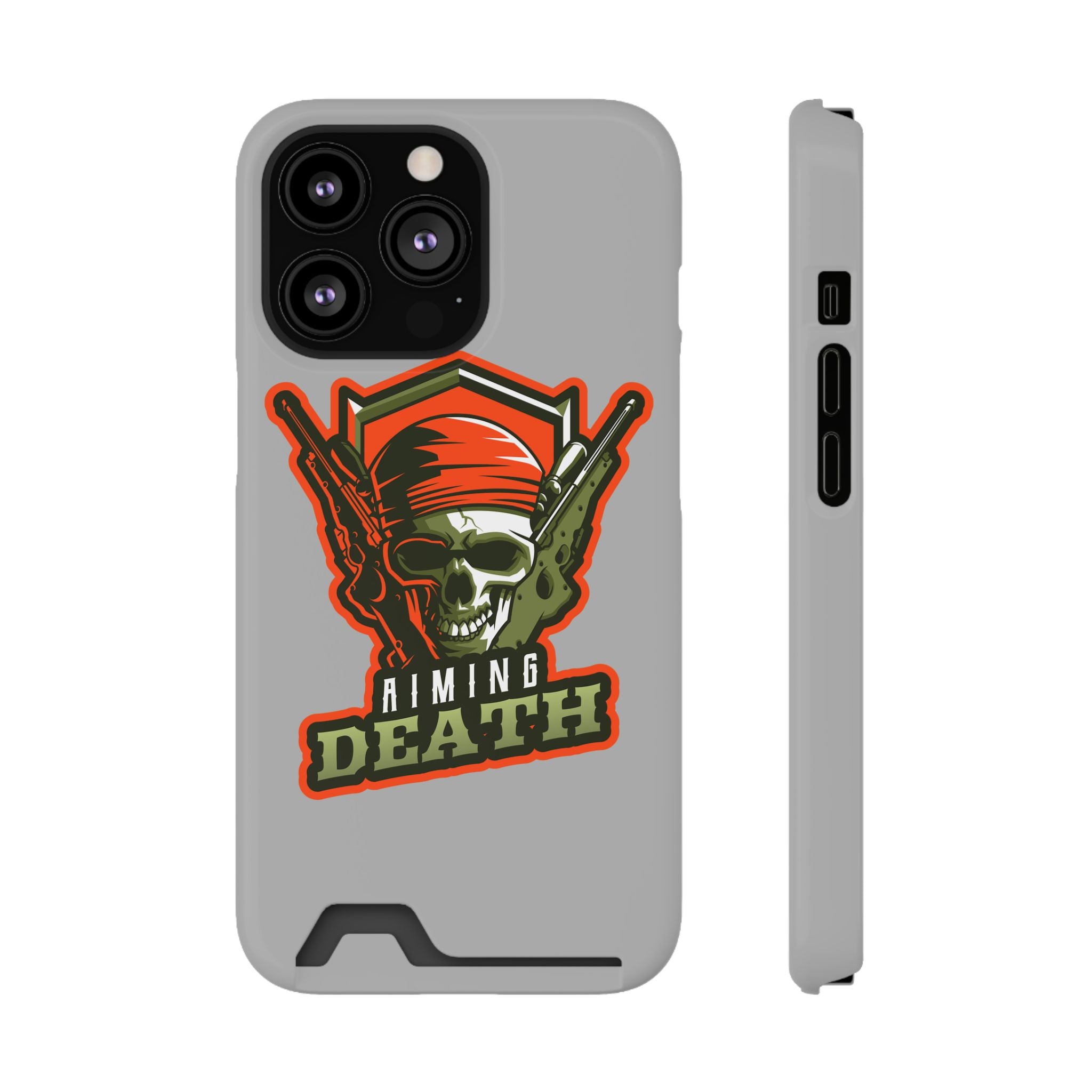 Skull with Bandana and Guns Phone Case