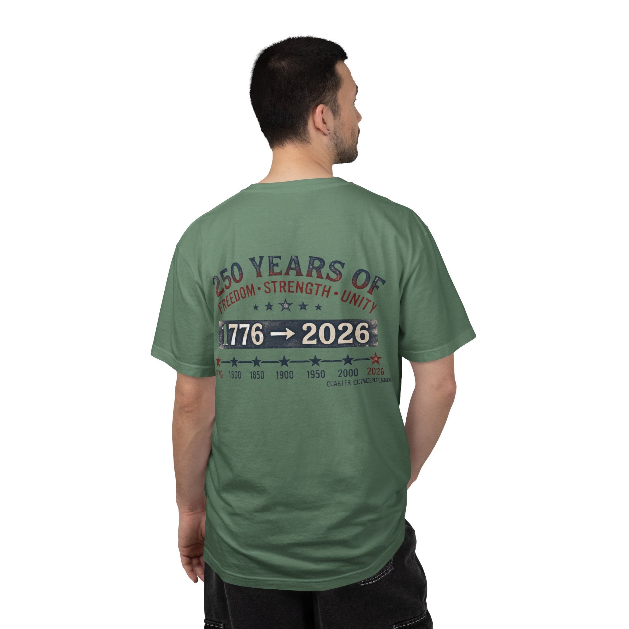 America 250th Anniversary T-Shirt — "Happy 250th Birthday America" Patriotic Tee (1776–2026)