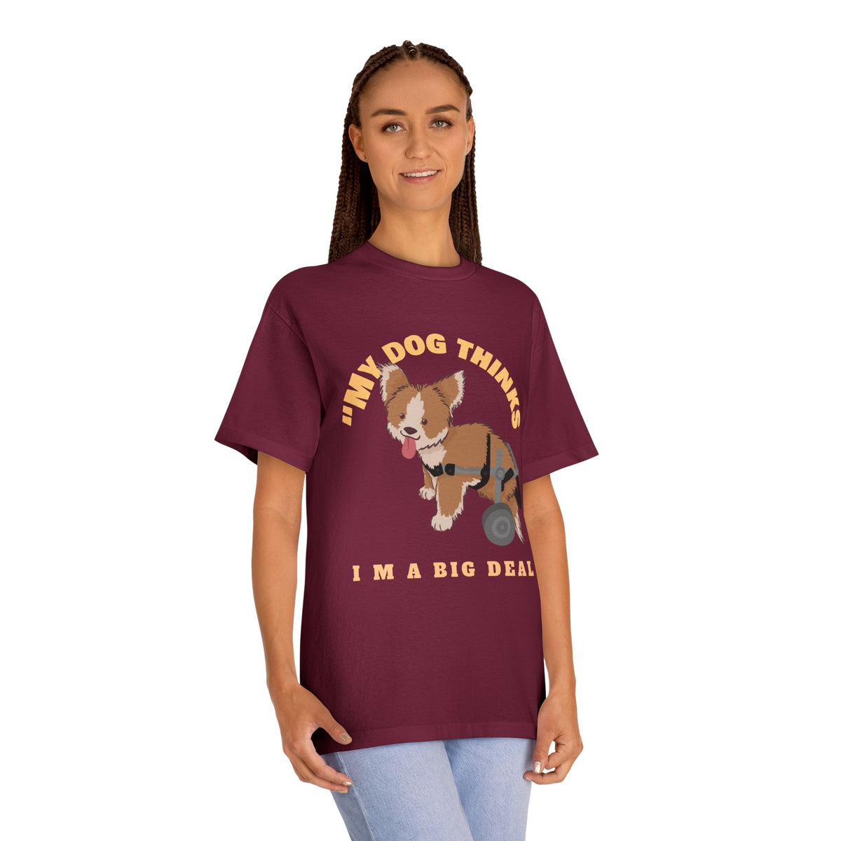 Funny dog lover tee, Comfortable cotton dog shirt