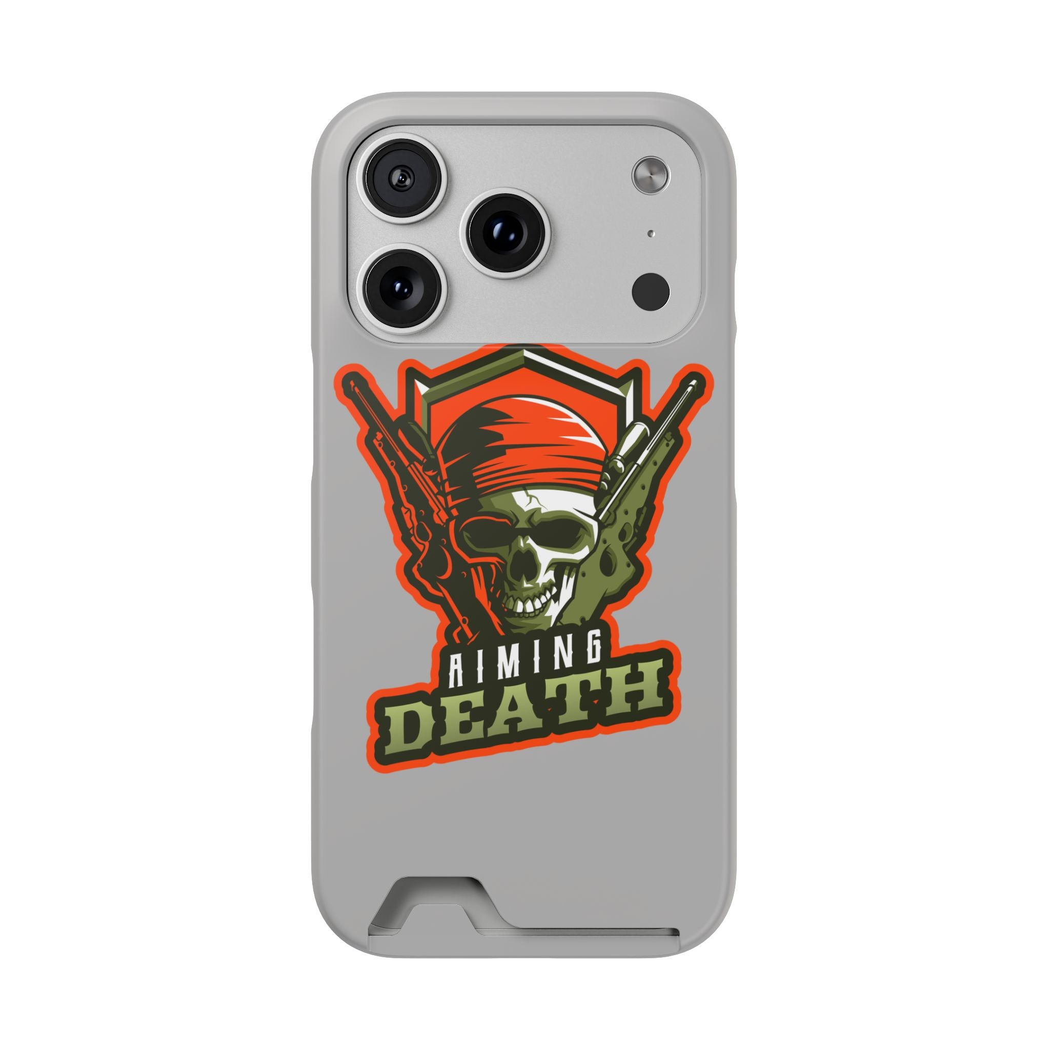 Skull with Bandana and Guns Phone Case