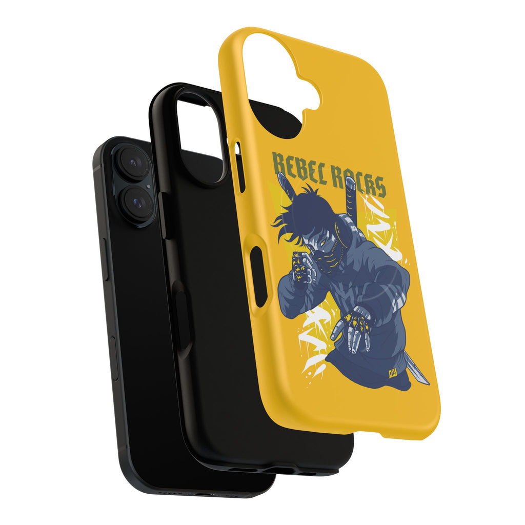 Rebel Ninja Illustration Phone Case | Tough Magnetic Case