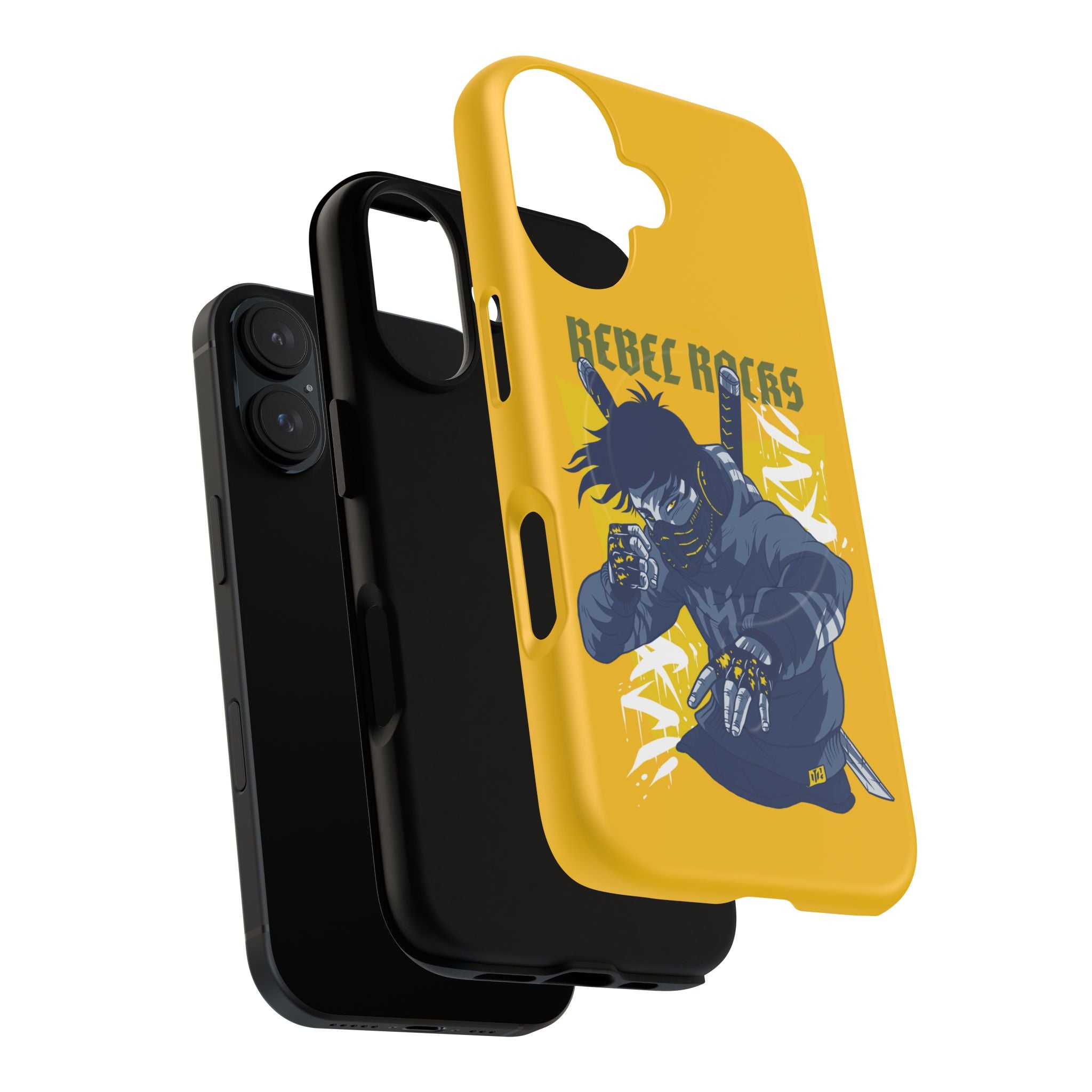 Rebel Ninja Illustration Phone Case | Tough Magnetic Case