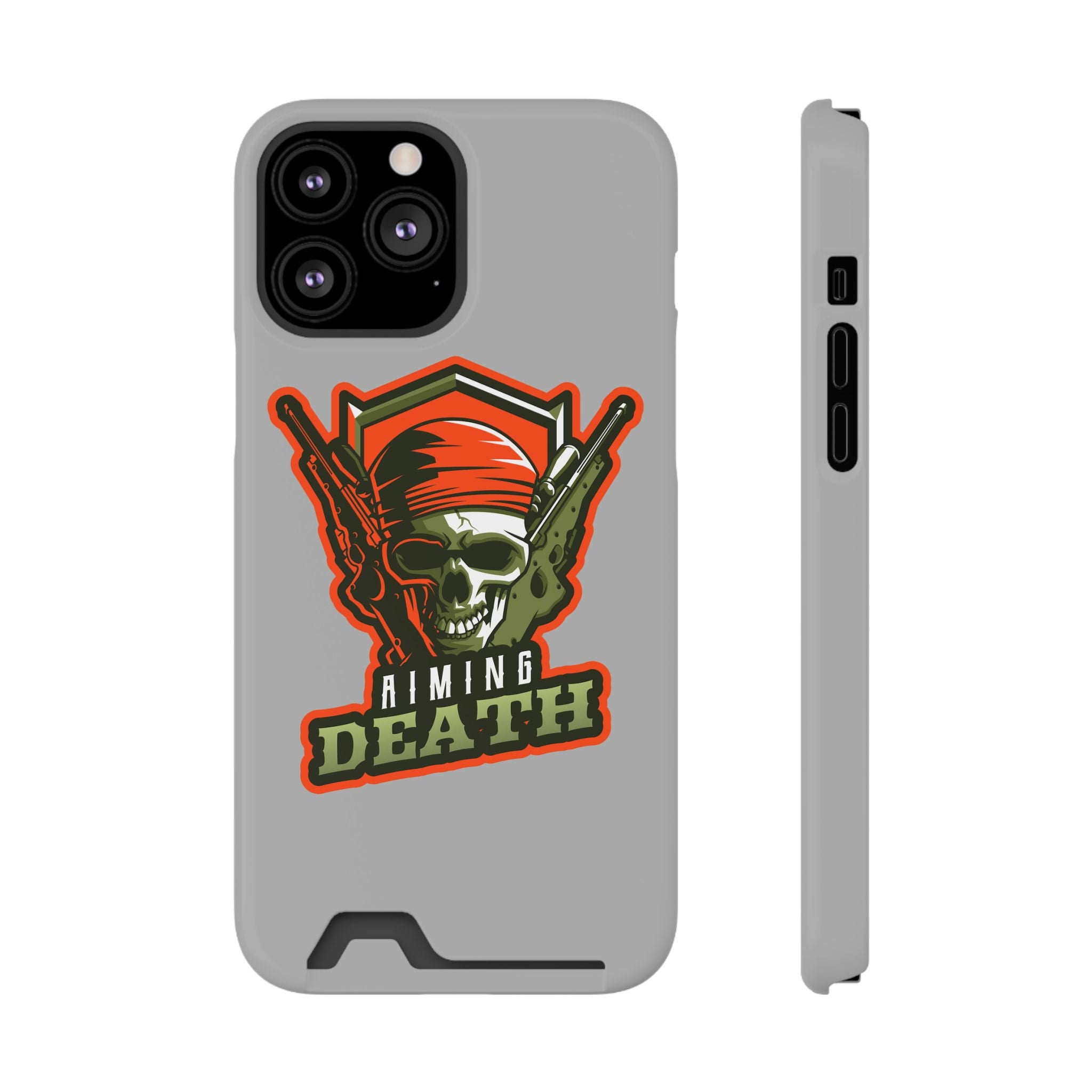 Skull with Bandana and Guns Phone Case