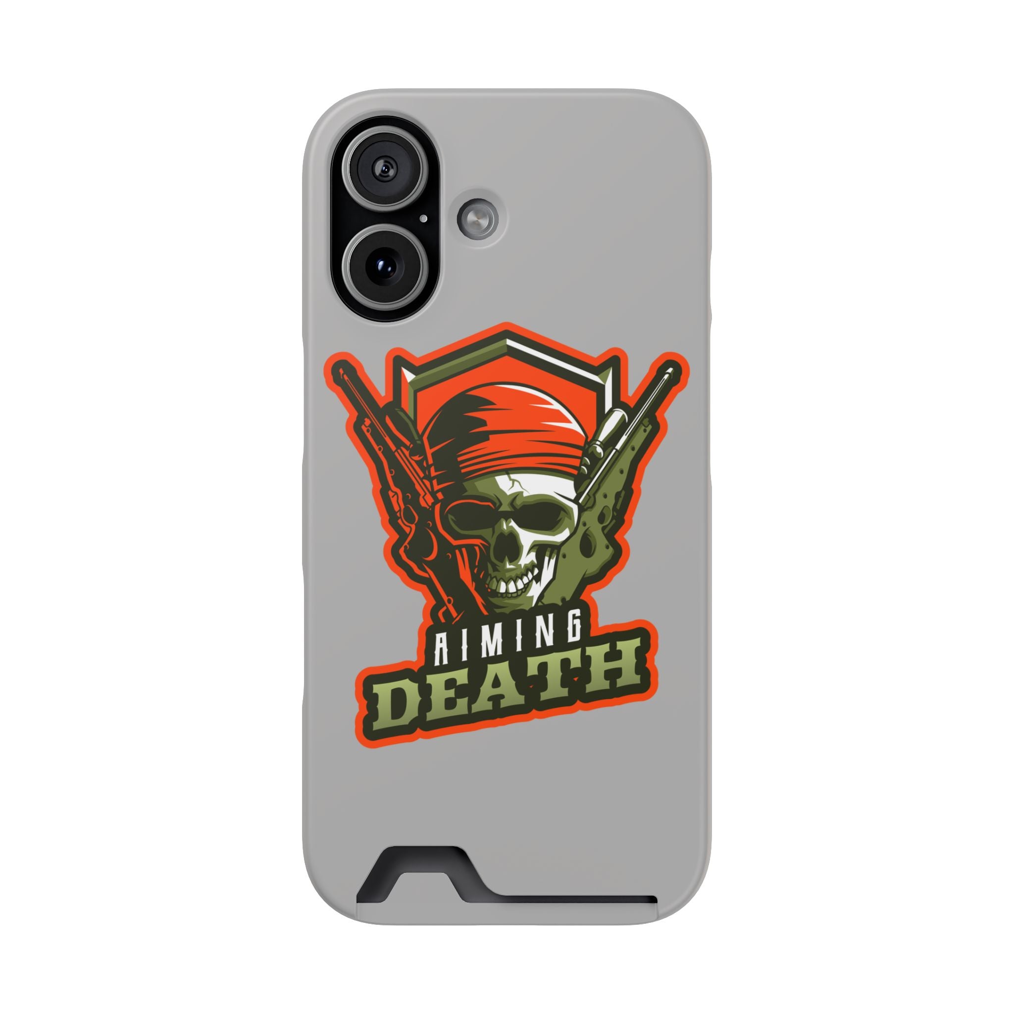 Skull with Bandana and Guns Phone Case