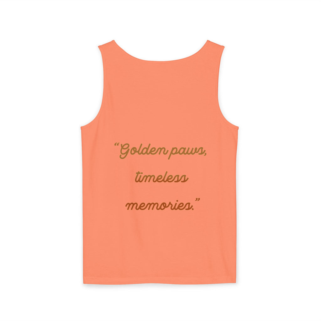 golden retriever watercolor shirt, golden retriever tank top, dog lover summer clothing, golden retriever dad shirt, dog lover clothing