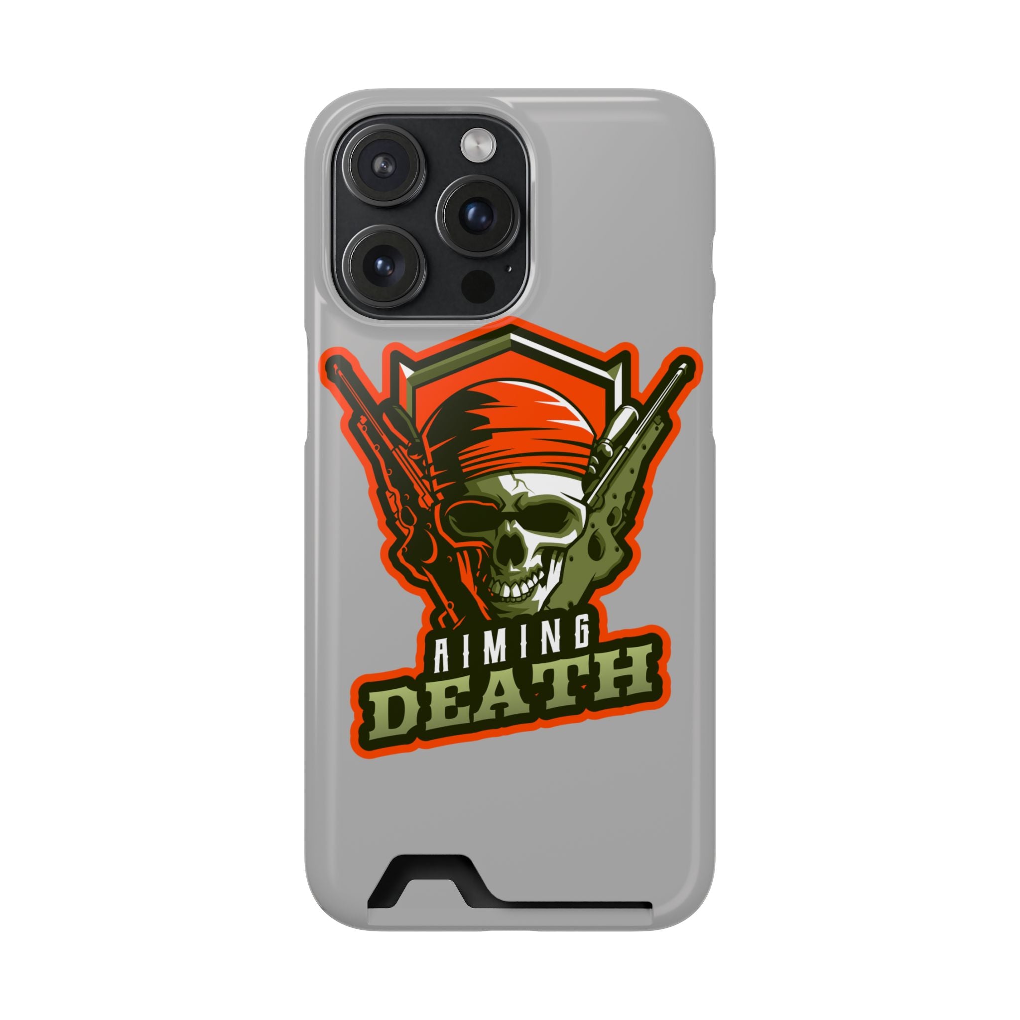 Skull with Bandana and Guns Phone Case