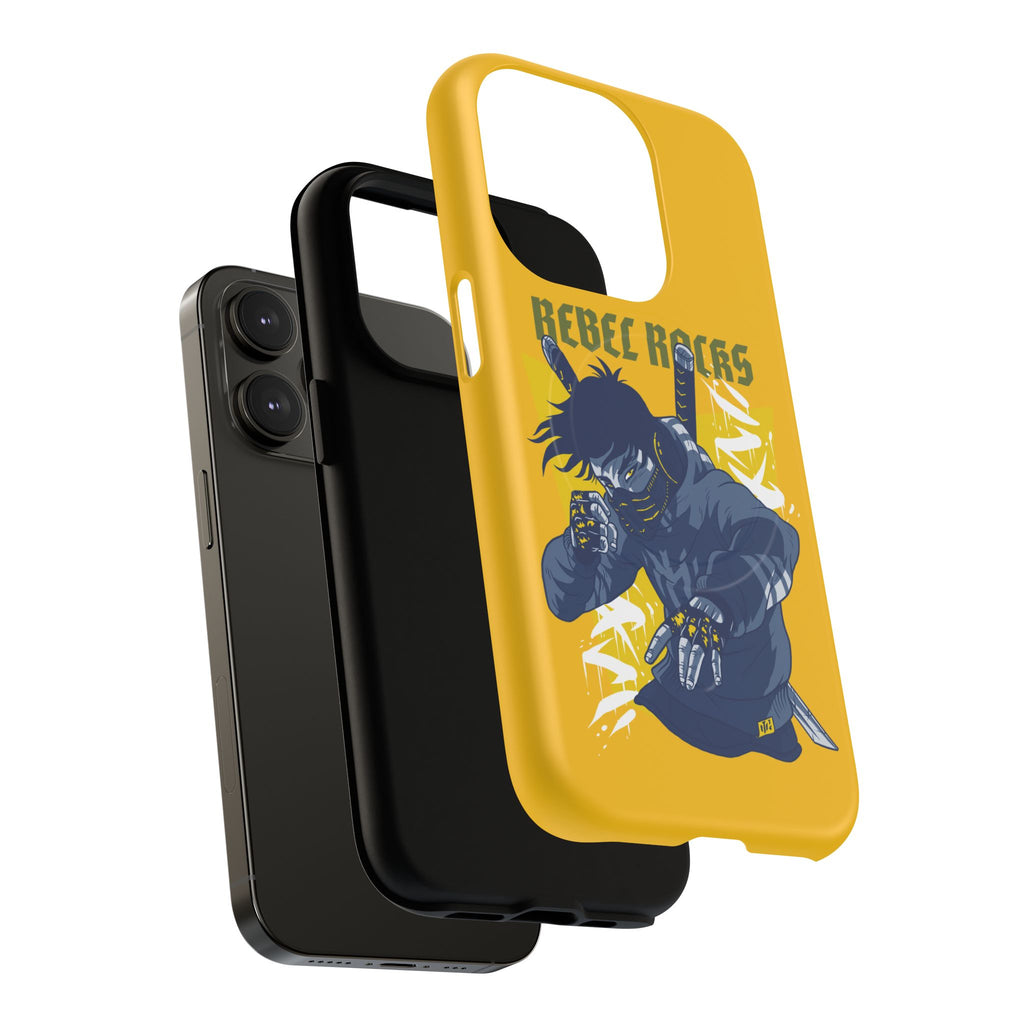 Rebel Ninja Illustration Phone Case | Tough Magnetic Case