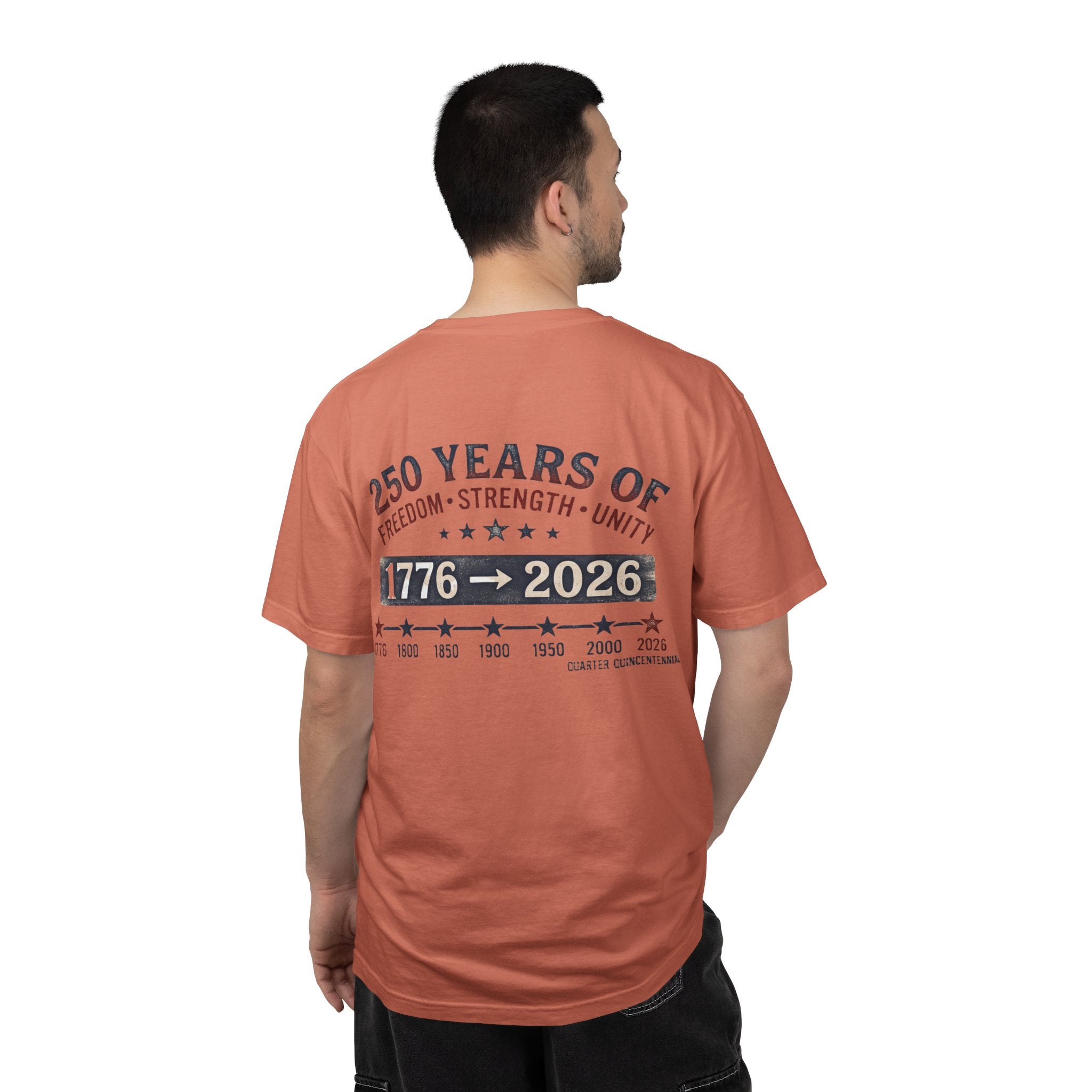 America 250th Anniversary T-Shirt — "Happy 250th Birthday America" Patriotic Tee (1776–2026)