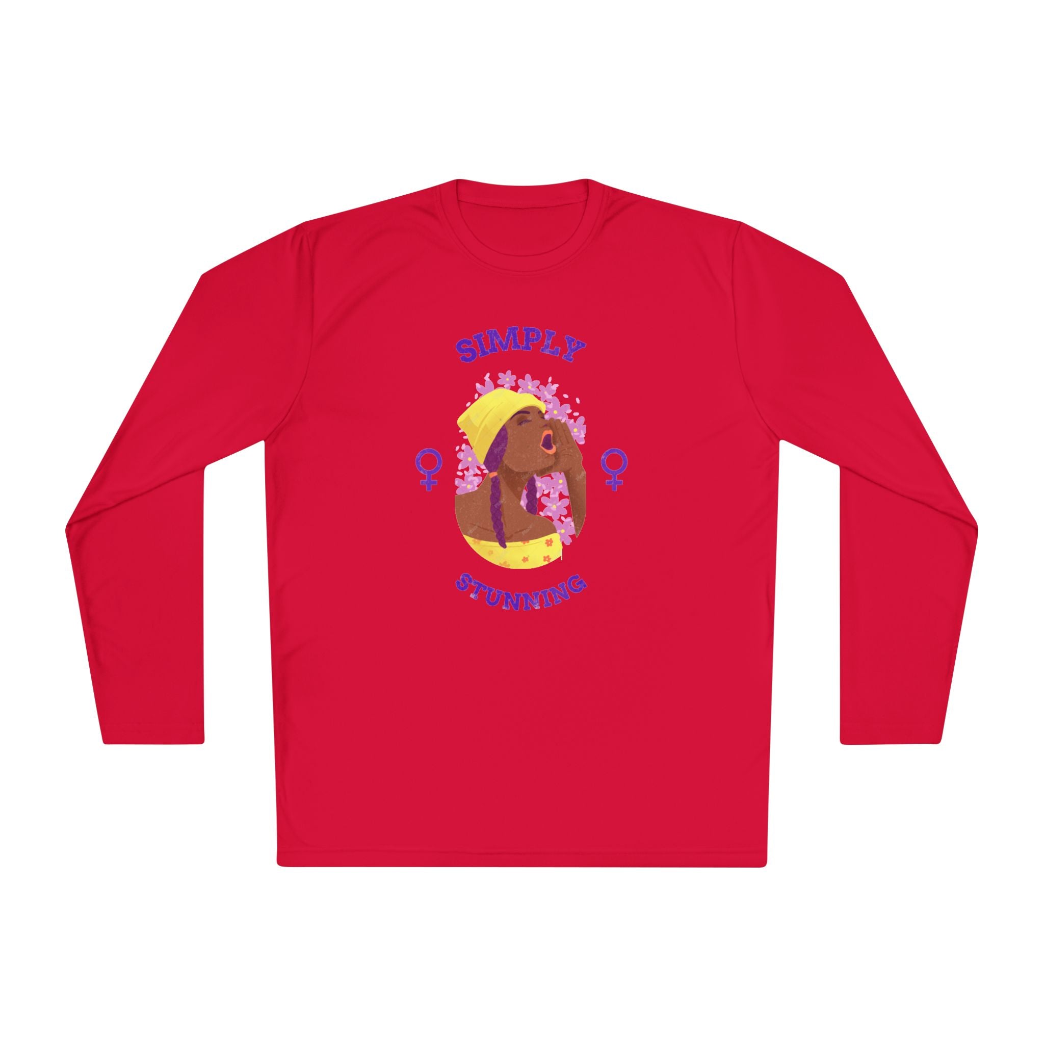 Simply Stunning sloth shirt | Long Sleeve Tee | Feminist femme design