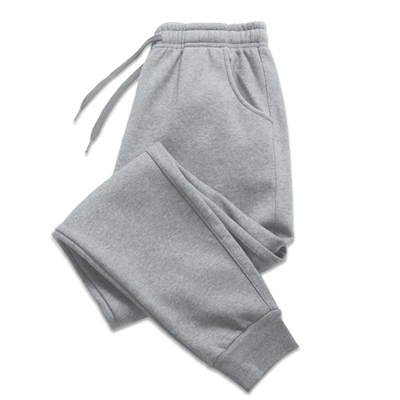 Men's Smart Casual Premium Knit Joggers – Midweight Sports Trousers