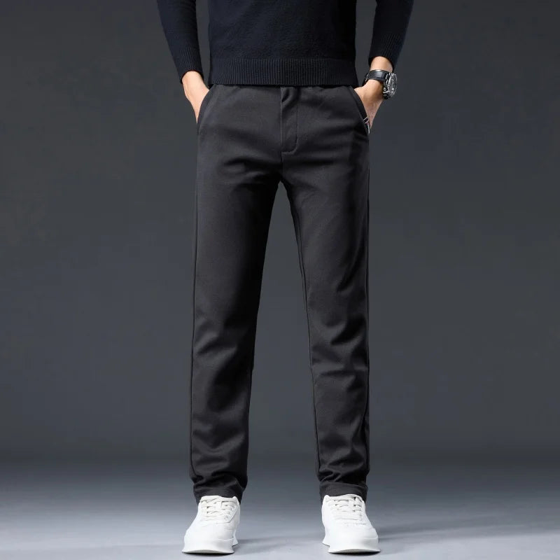Male Brand Jeans Clothing- Light Luxury Stretch Comfortable Pants