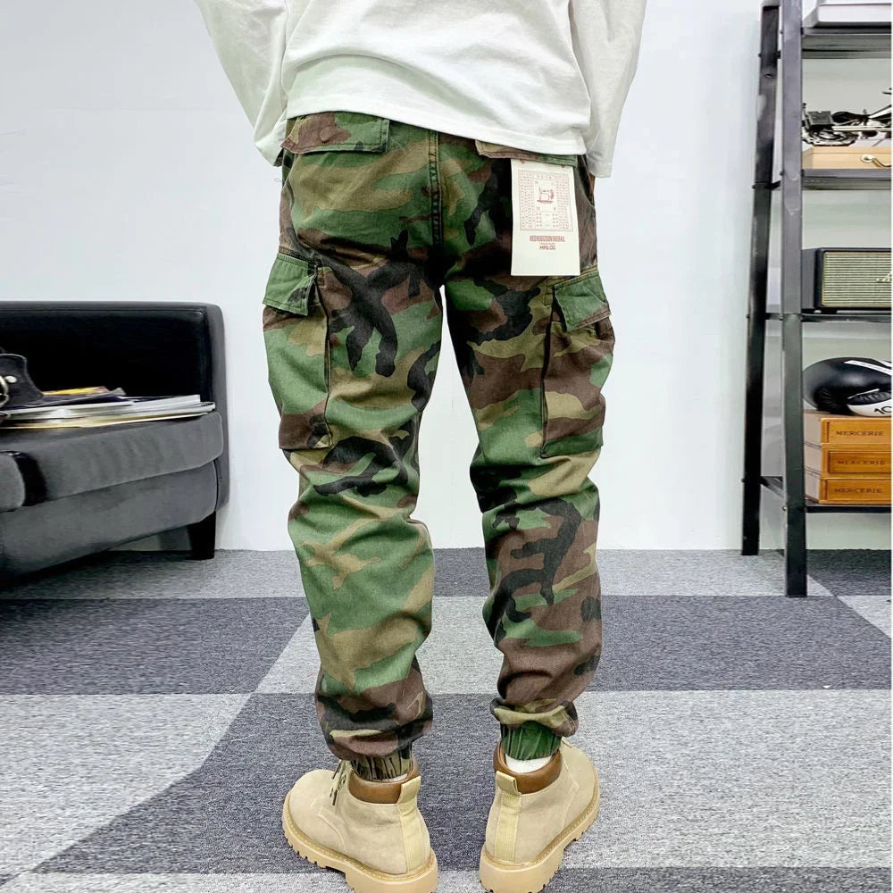 YIGUDAR Men's Oversized Harem Cargo Pants – Loose Fit Hip Hop Joggers