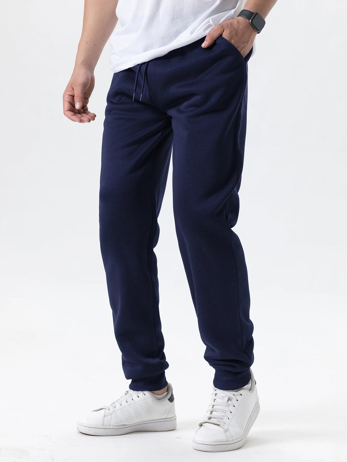 REALXIZI Men's Midweight Fleece Sweatpants – Casual Ankle-Length Joggers  -Fitness Gym