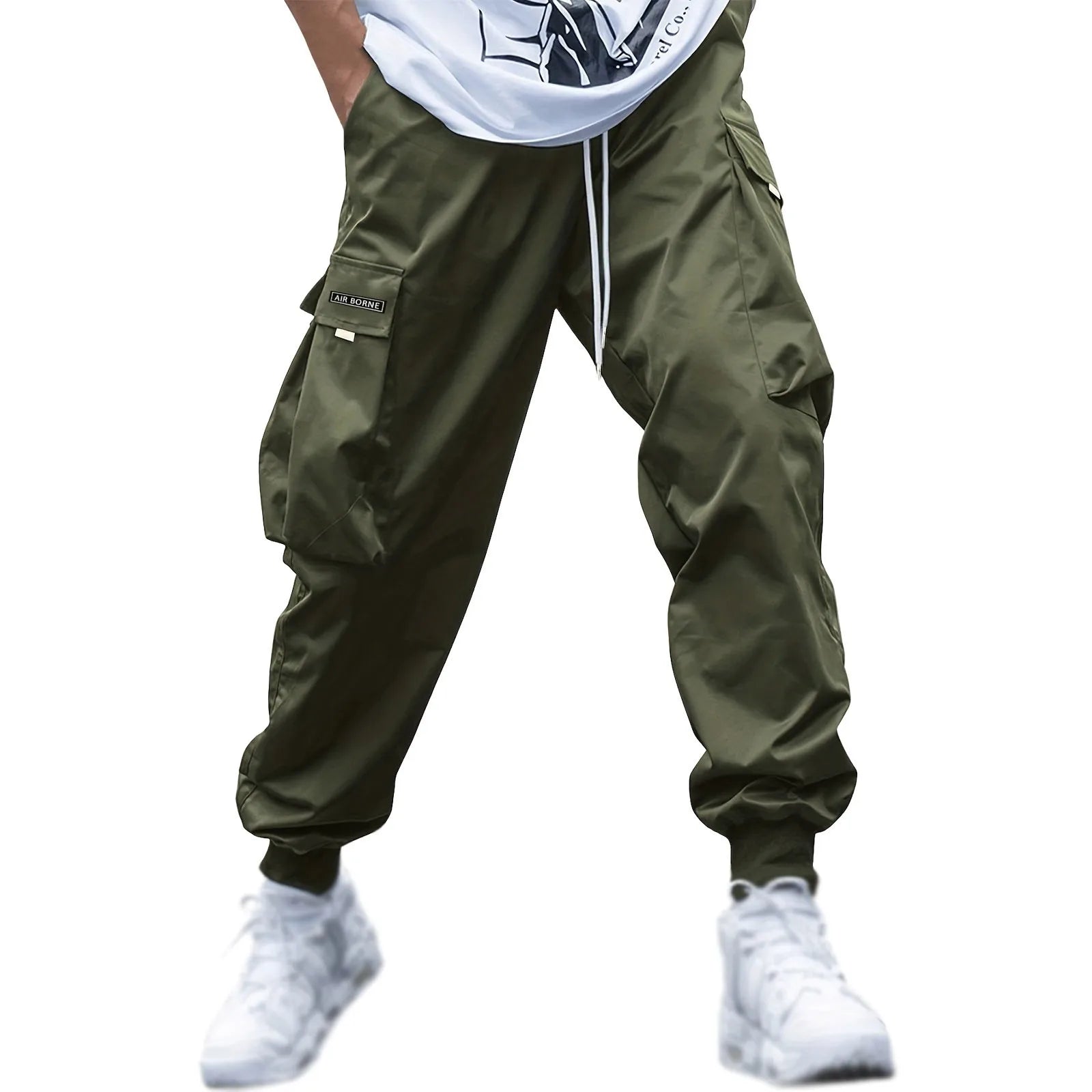 Men's Casual Jogging Cargo Pants -Streetwear Hip-Hop Halen