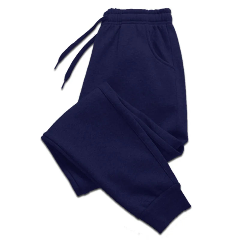 Men's Smart Casual Premium Knit Joggers – Midweight Sports Trousers