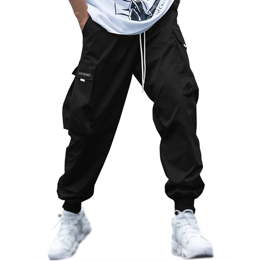 Men's Casual Jogging Cargo Pants -Streetwear Hip-Hop Halen
