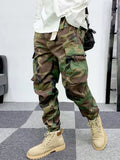 YIGUDAR Men's Oversized Harem Cargo Pants – Loose Fit Hip Hop Joggers