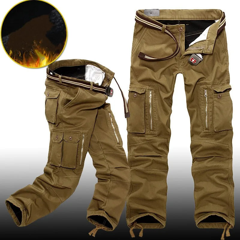 Baggy Cotton Casual Overalls Army Tactical Long Trousers Plus Size 40