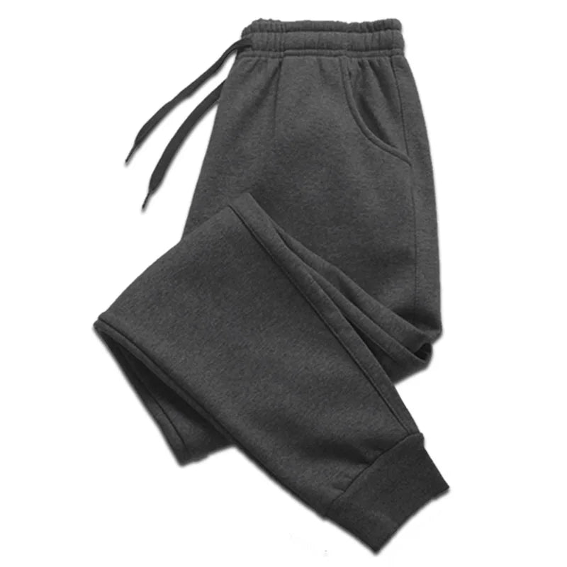 Men's Smart Casual Premium Knit Joggers – Midweight Sports Trousers